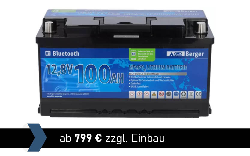 Lithium Batterie 100Ah  	